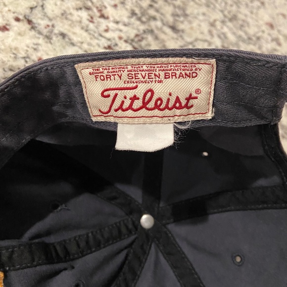 Titleist Men's College Garment Wash Golf Hat - Picture 4 of 5